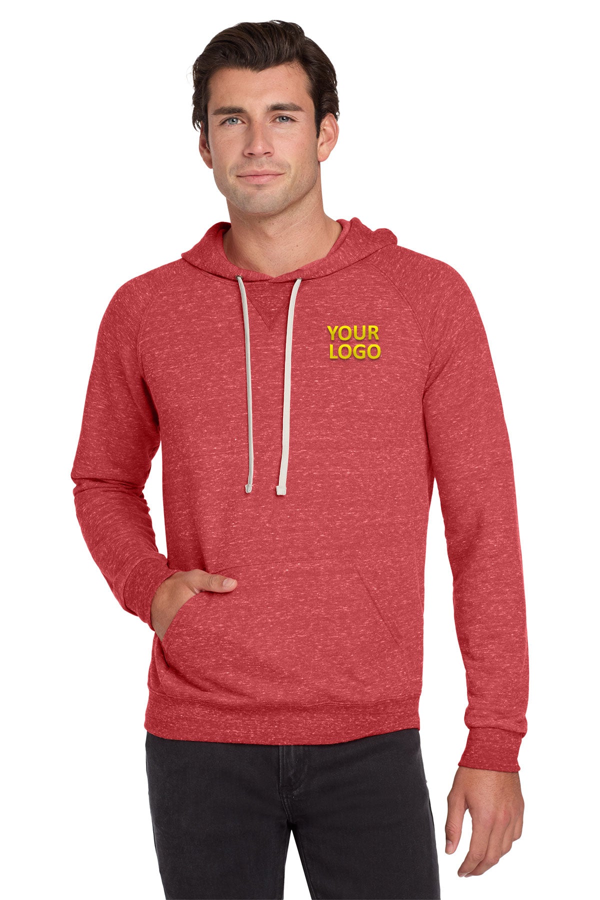 Jerzees Red 90M sweatshirts with logos