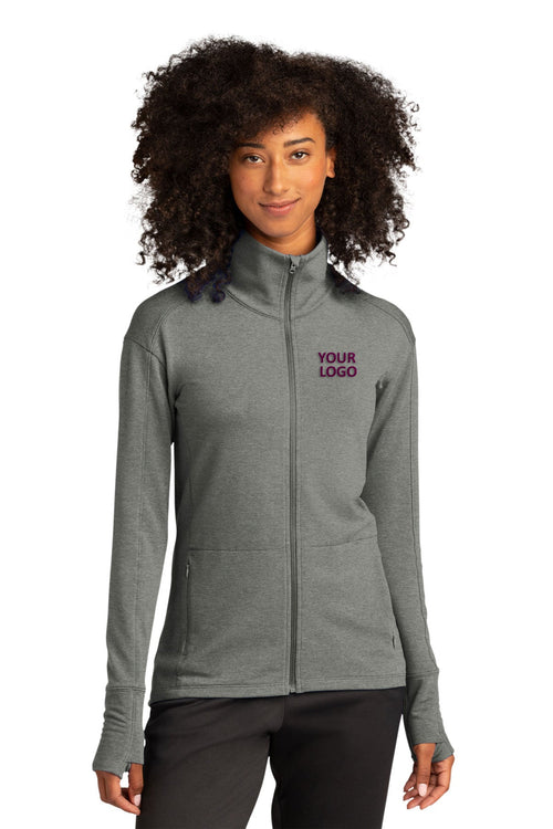 Sport-Tek Custom Sport-Wick Flex Fleece Full-Zips, Light Grey Heather