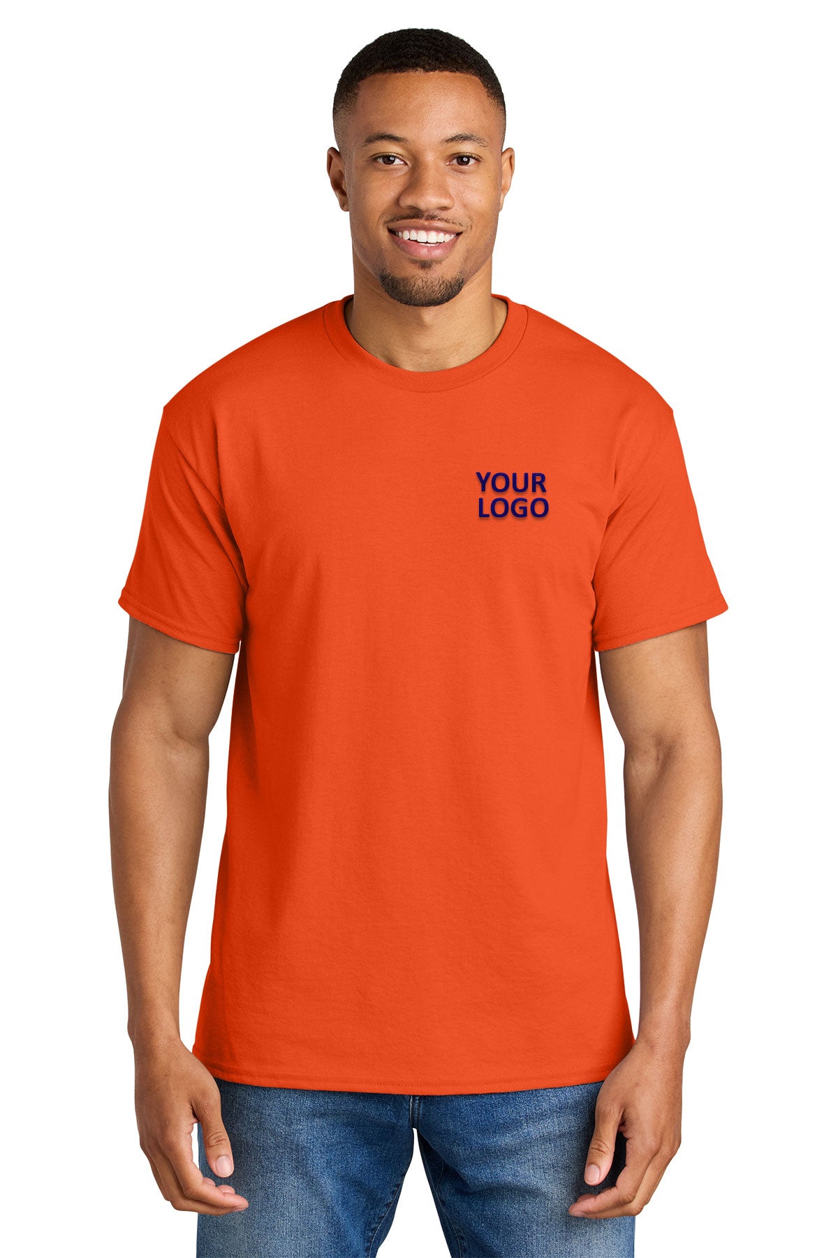 Gildan Dryblend Cotton Poly T Shirt Orange [Red Earth Productions]