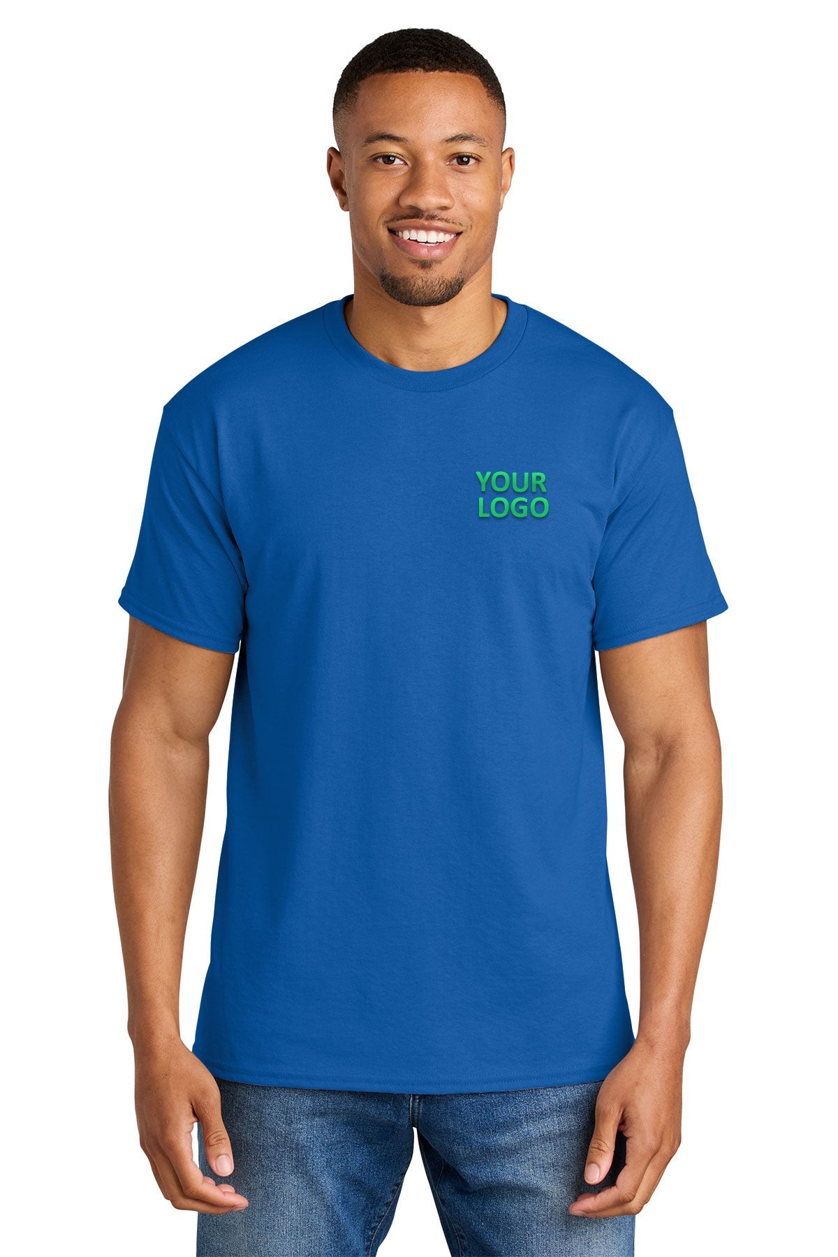 Gildan Dryblend Cotton Poly T Shirt Royal