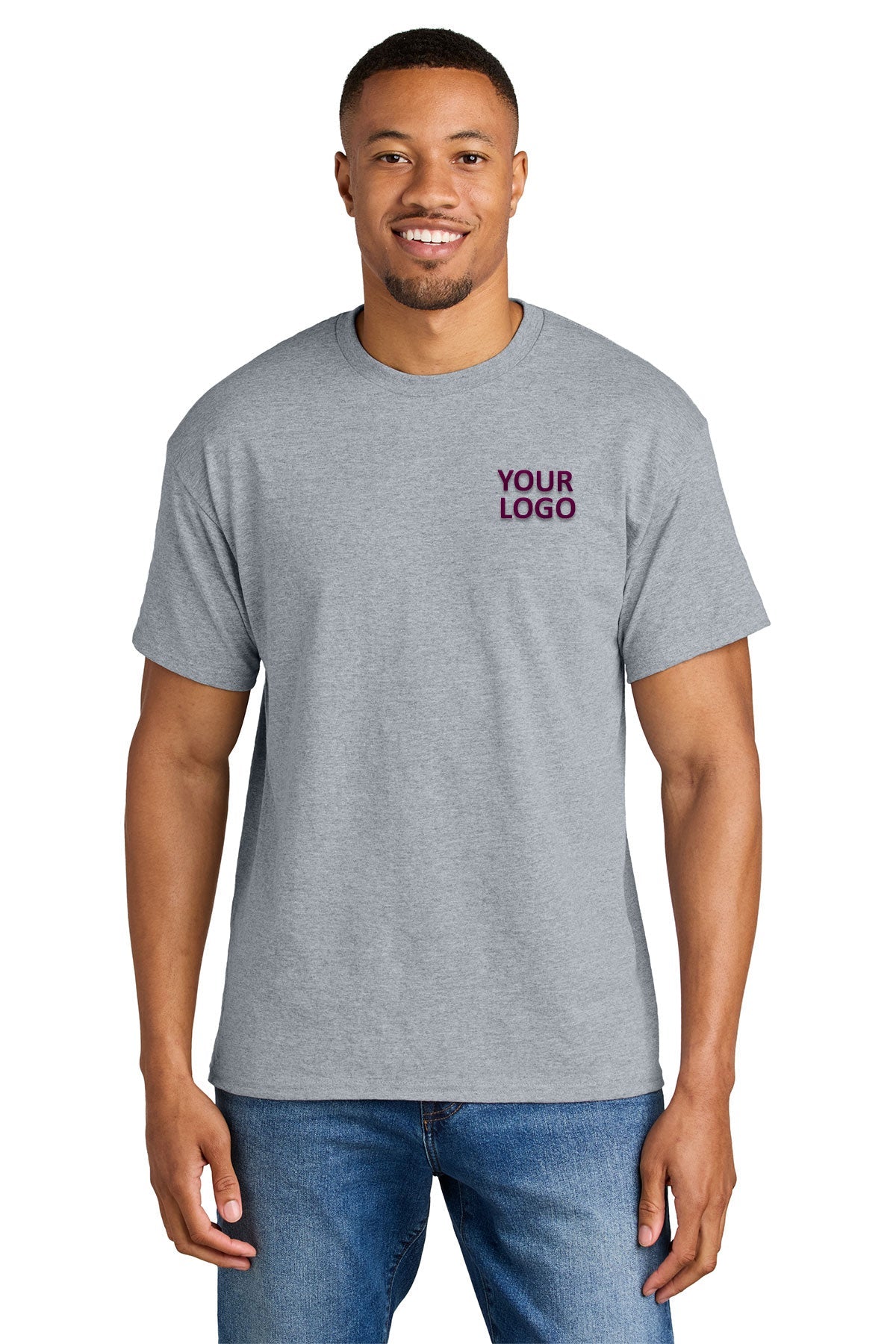 Gildan Dryblend Cotton Poly T Shirt Sport Grey