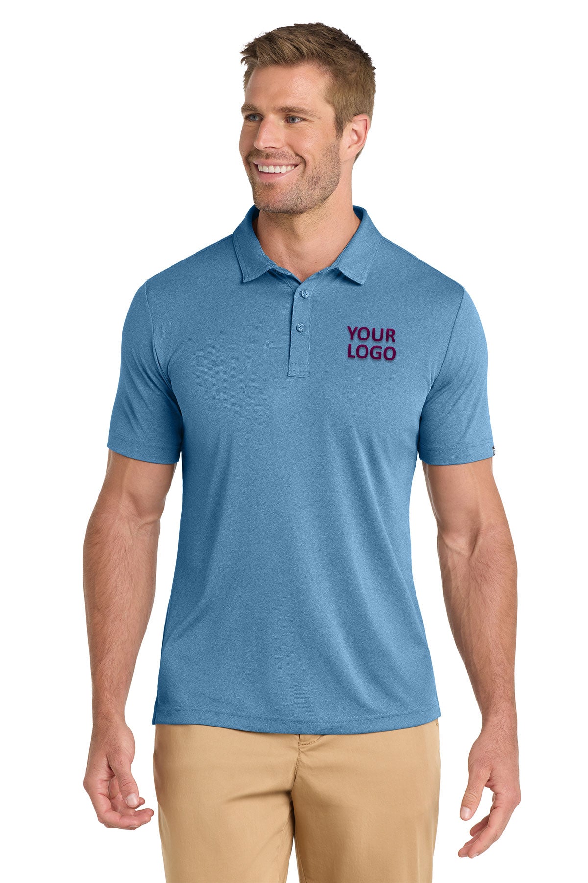 TravisMathew Coto Performance Custom Polos, Federal Blue