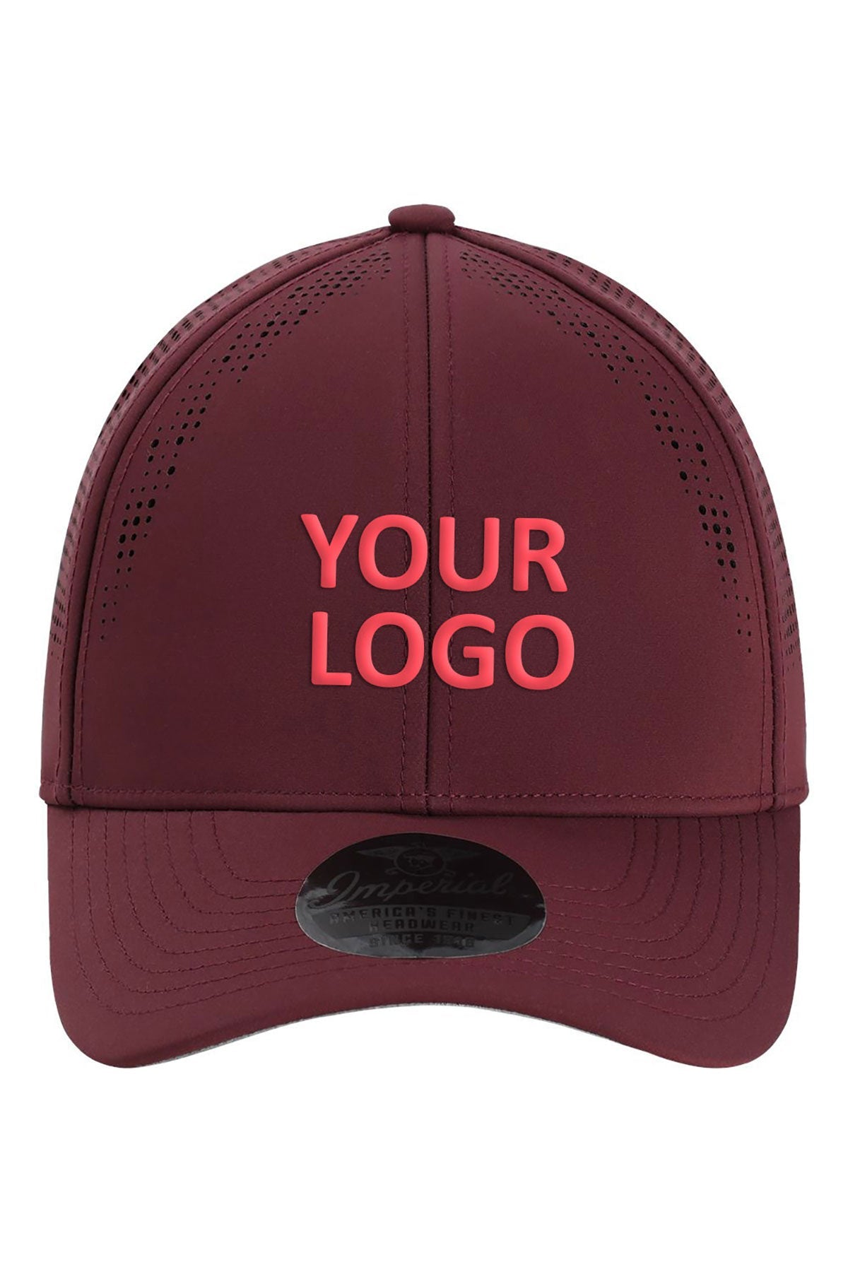 Imperial The Alpha Custom Caps, Maroon