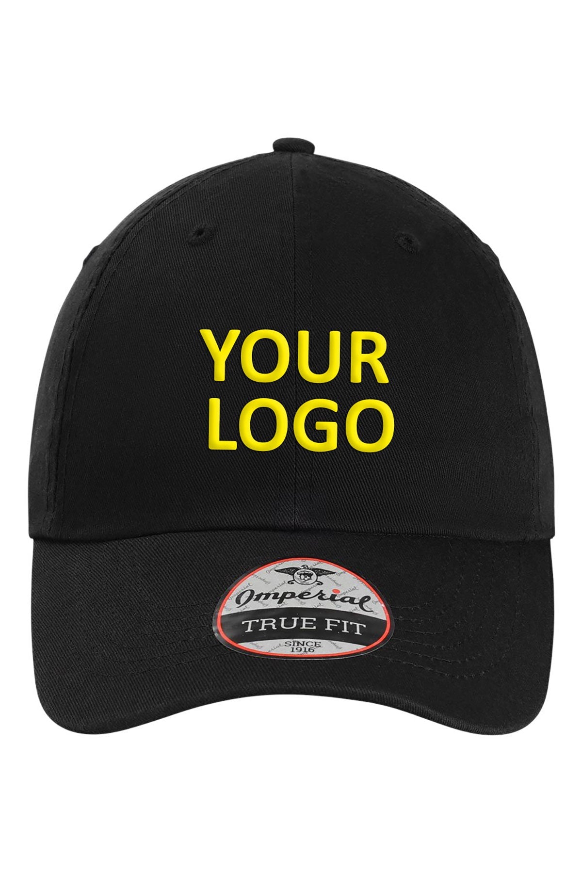 Imperial The Original Buckle Custom Dad Hats, Black