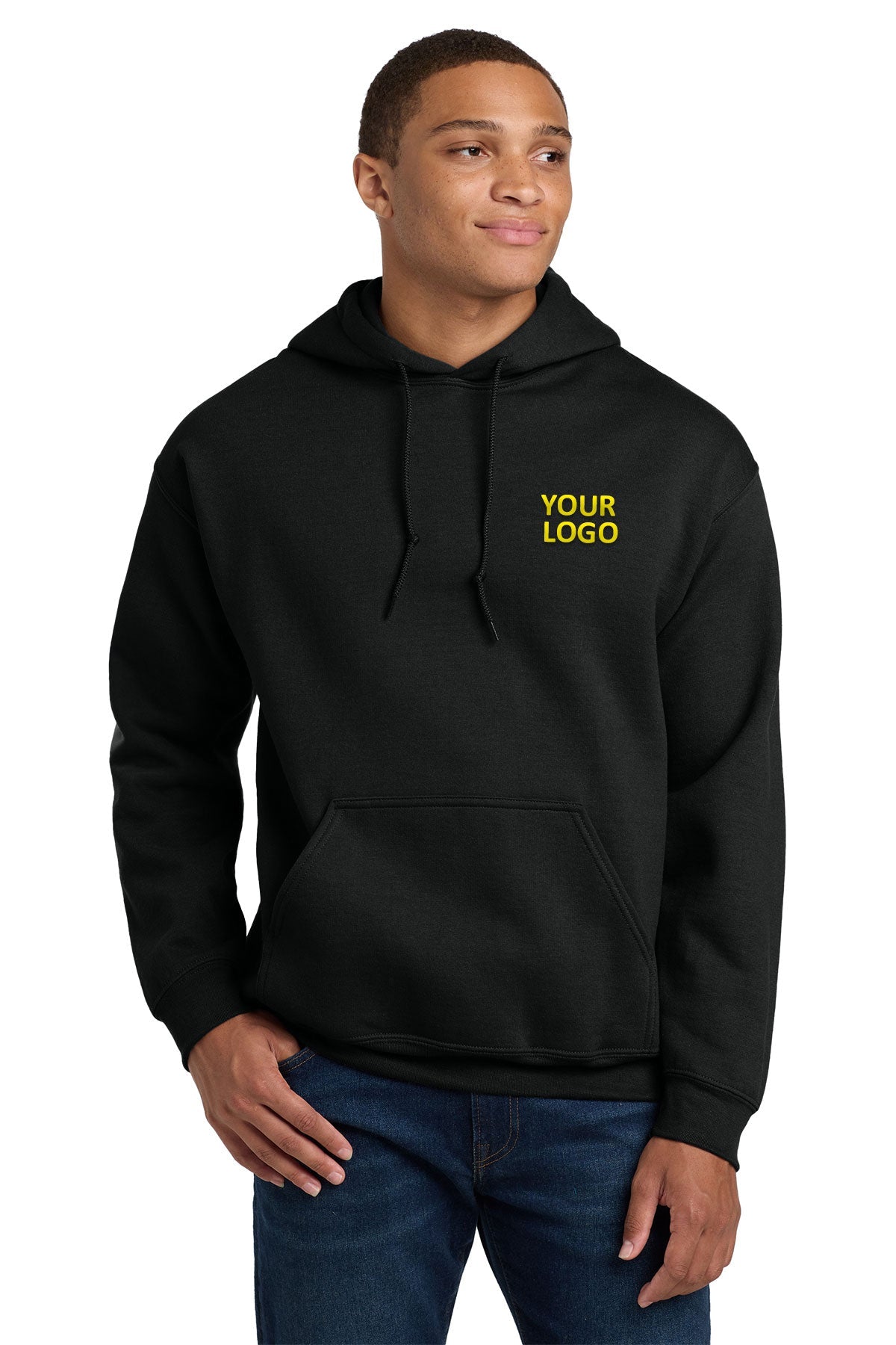 Gildan Heavy Blend Hooded Sweatshirt Black [Gershman Mortgage]