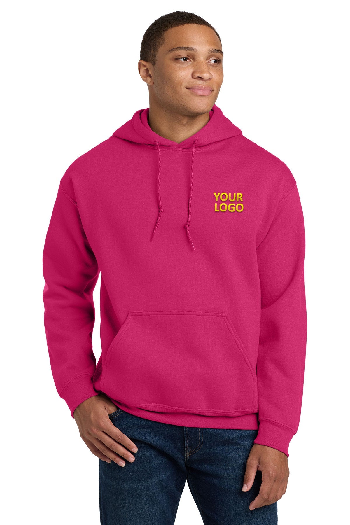 Gildan Heavy Blend Hooded Sweatshirt Heliconia