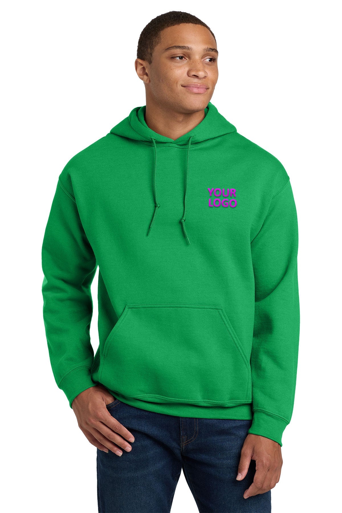 Gildan Heavy Blend Hooded Sweatshirt Irish Green