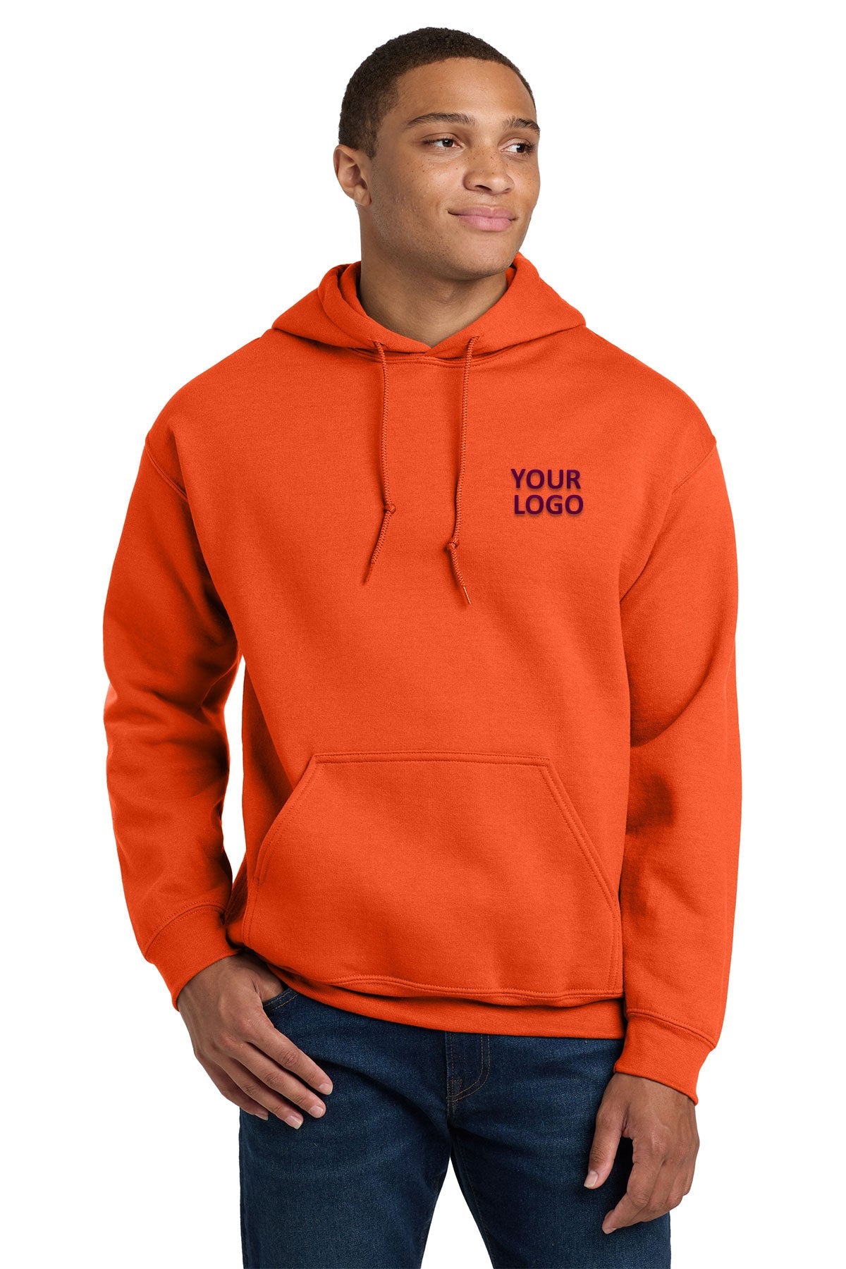 Gildan Heavy Blend Hooded Sweatshirt Orange