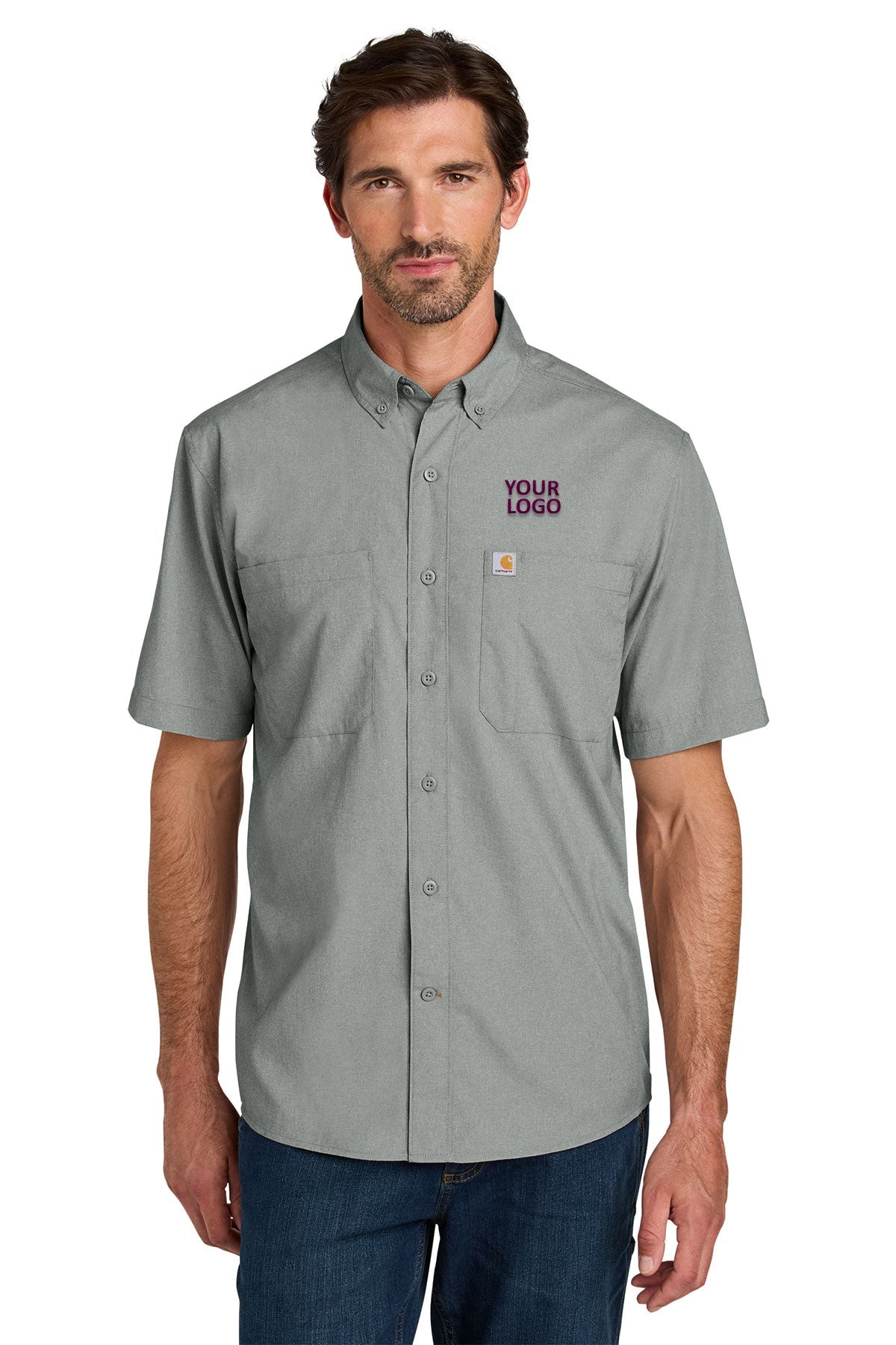 Carhartt Steel CT107107 company logo shirts