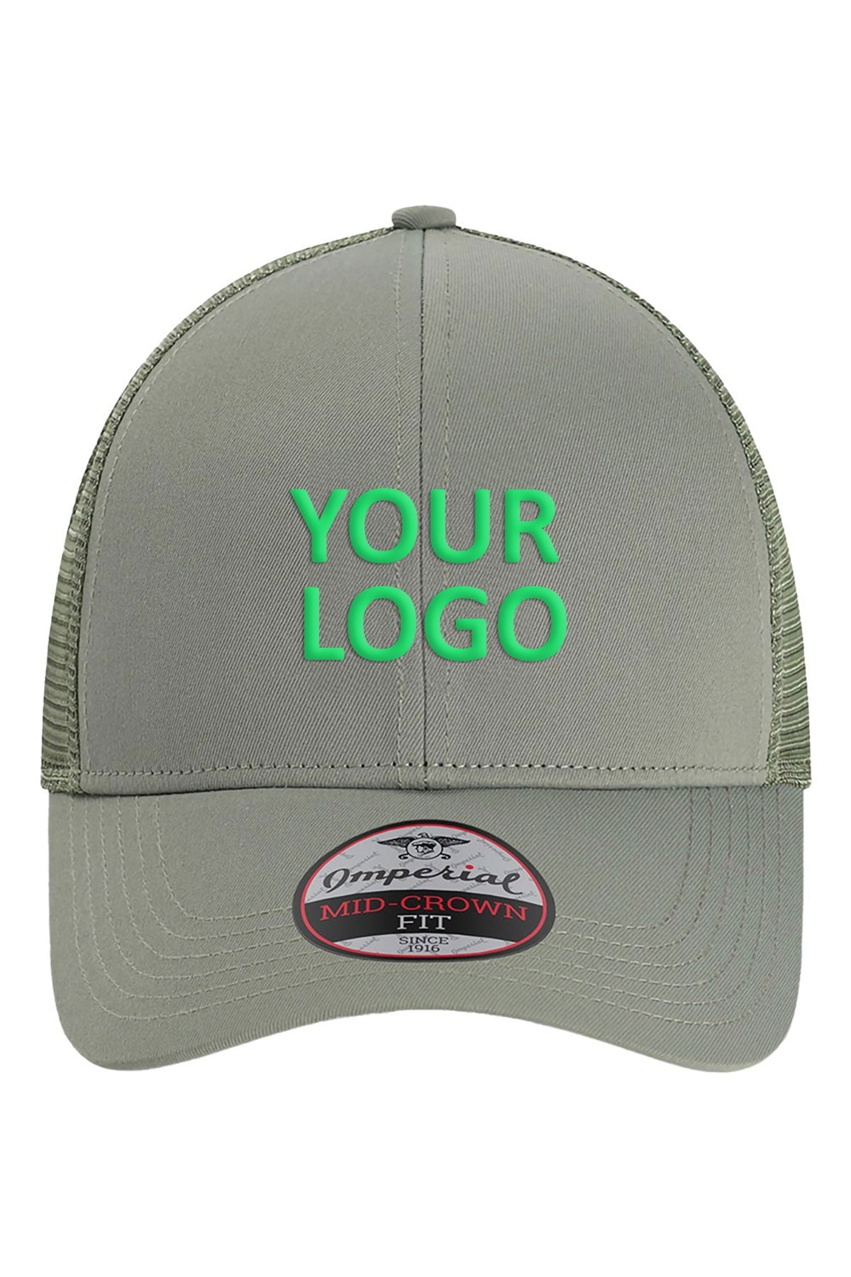 Imperial The Whitaker Mesh Custom Caps, Meadow Green