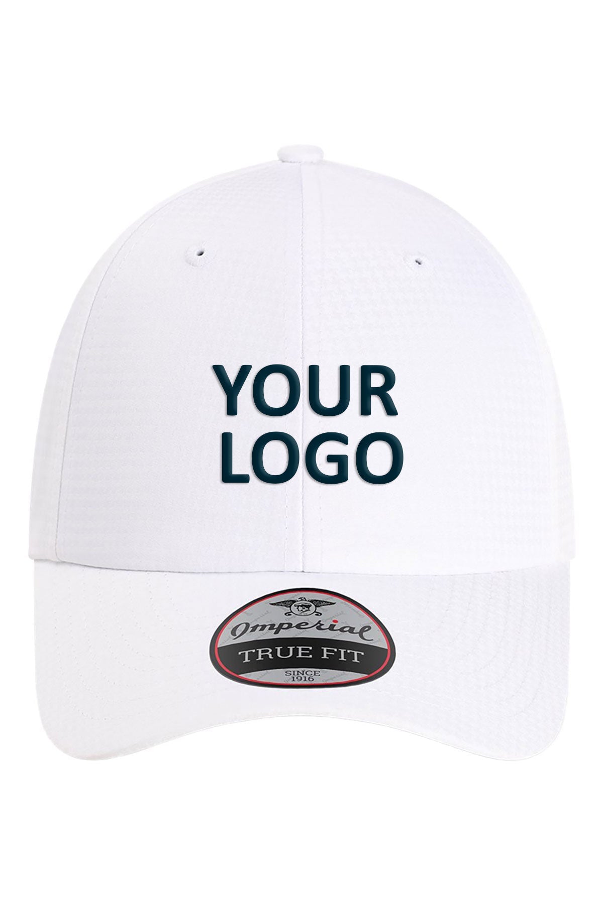 Imperial The Sophisticate Custom Caps, White