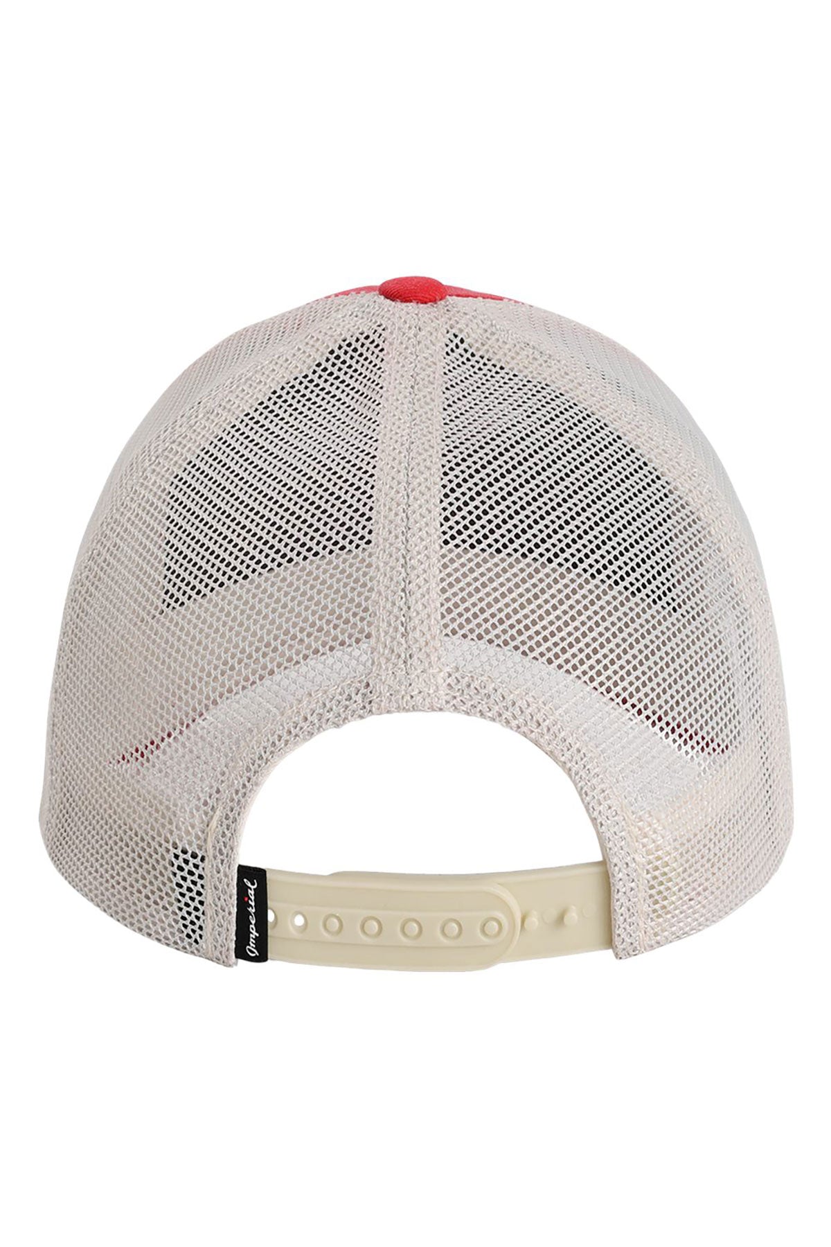 Imperial The Gambit Mesh Back Custom Caps, Red/ Stone