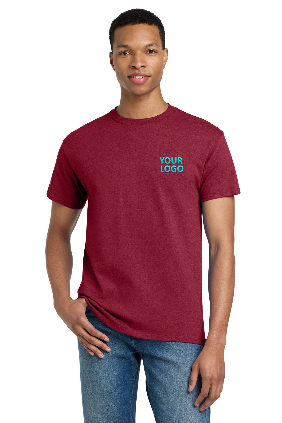 gildan ultra cotton t shirt 2000 antique cherry red