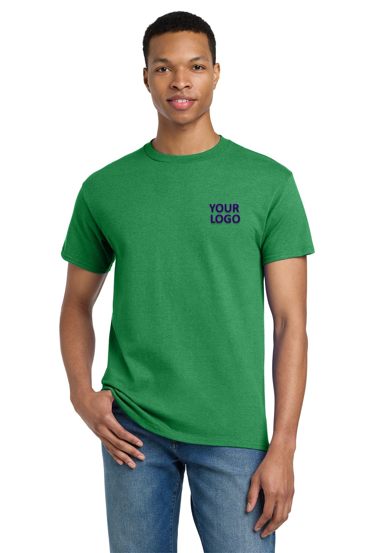 Gildan Ultra Cotton T Shirt Antique Irish Green
