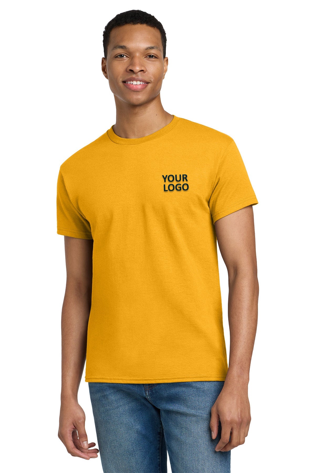 gildan ultra cotton t shirt 2000 gold
