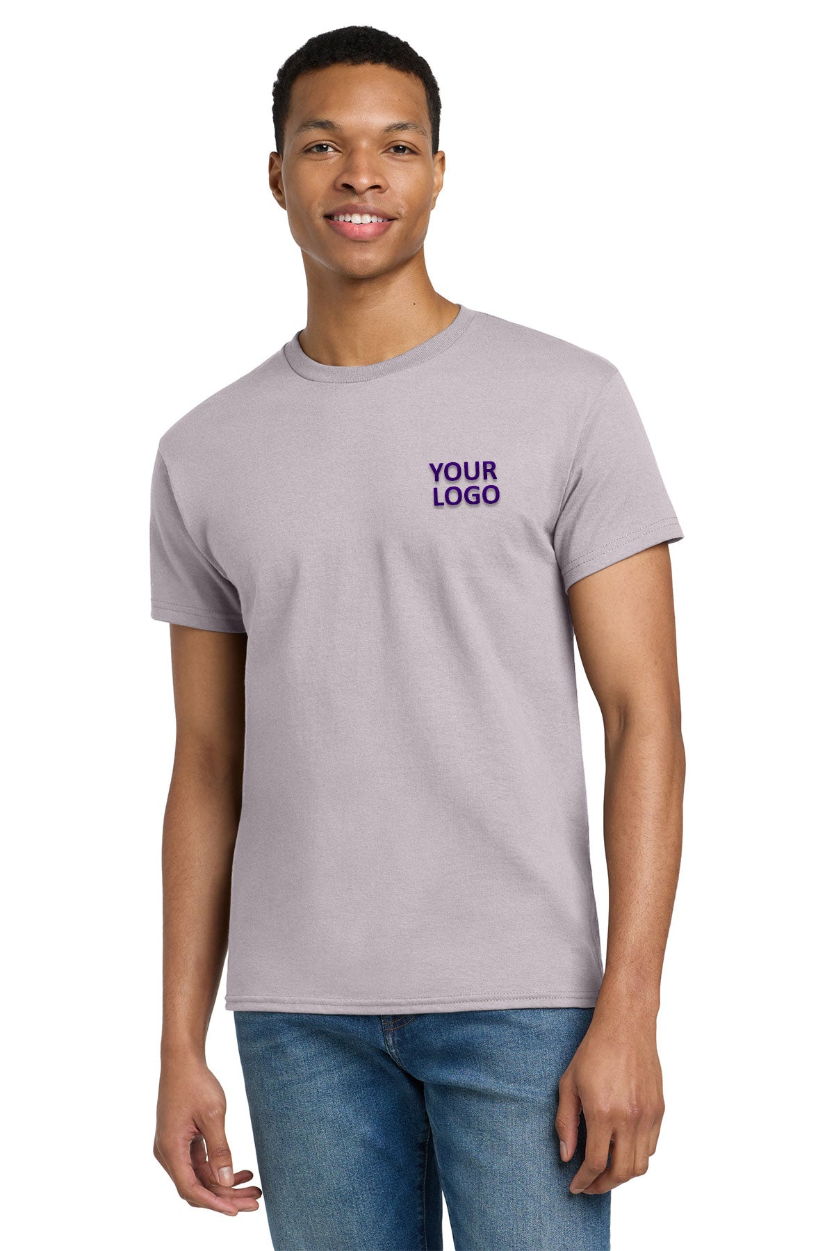 gildan ultra cotton t shirt 2000 ice grey