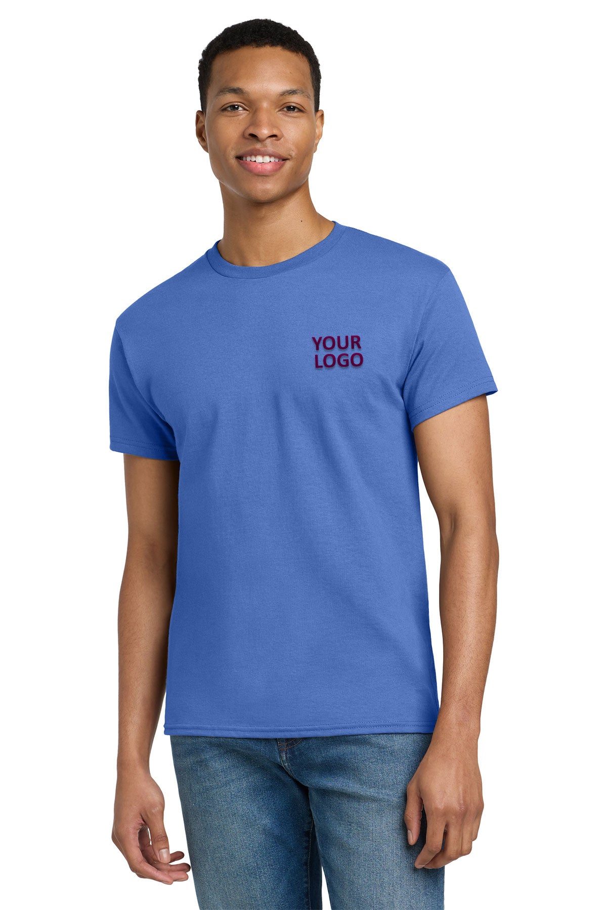 Gildan Ultra Cotton T Shirt Iris