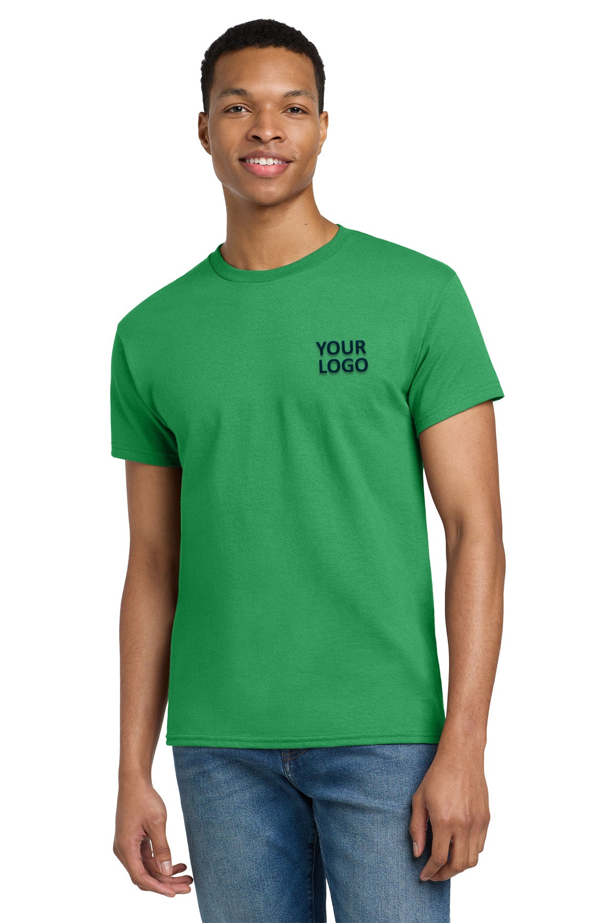 Gildan Ultra Cotton T Shirt Irish Green