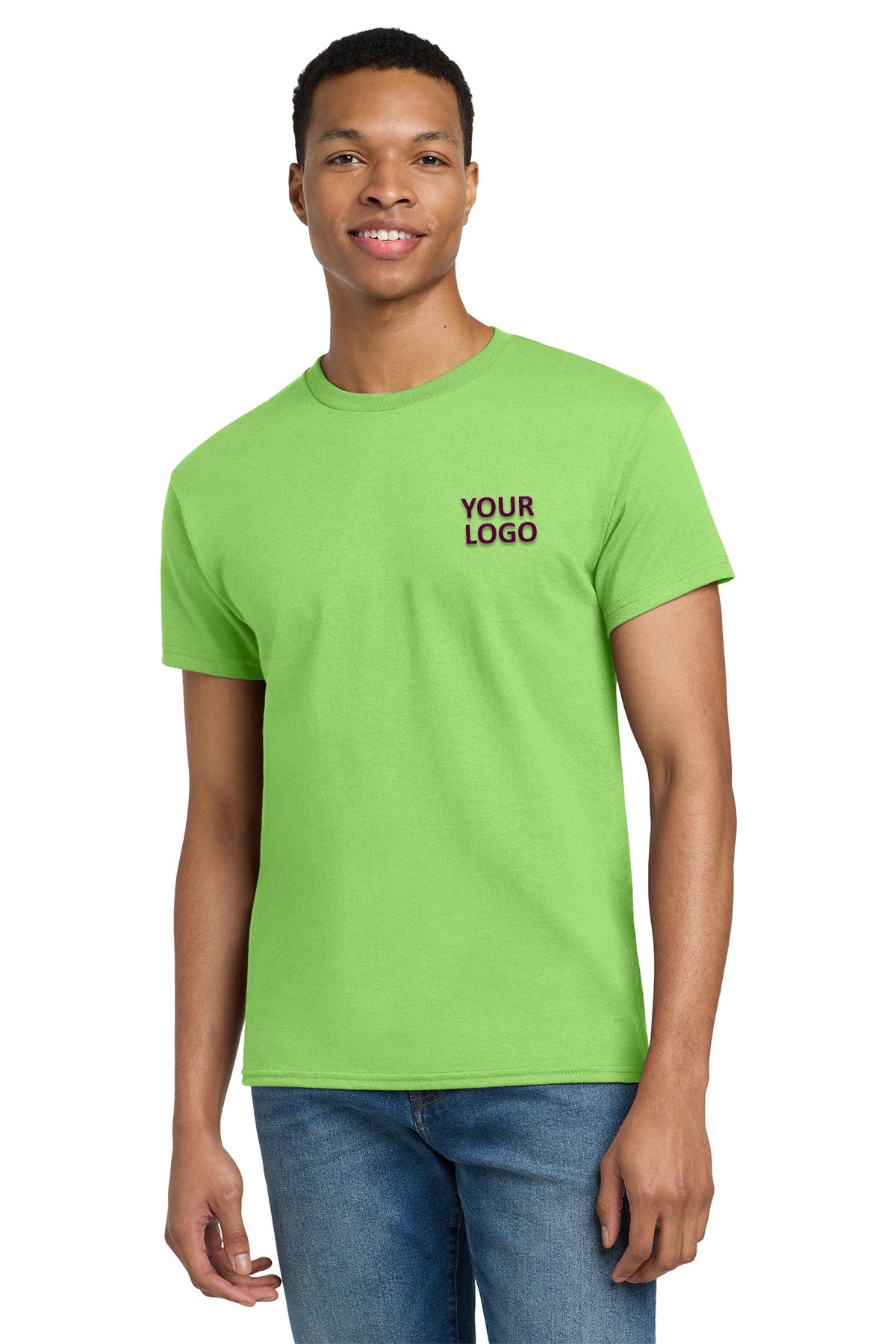 gildan ultra cotton t shirt 2000 lime