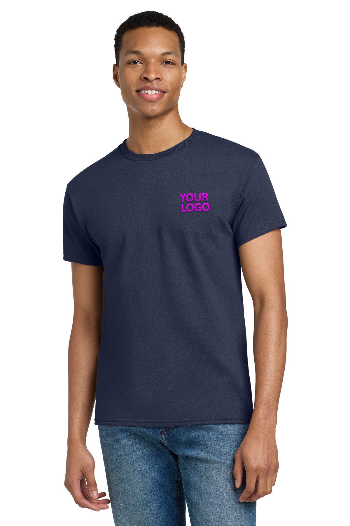 Gildan Ultra Cotton T Shirt Navy