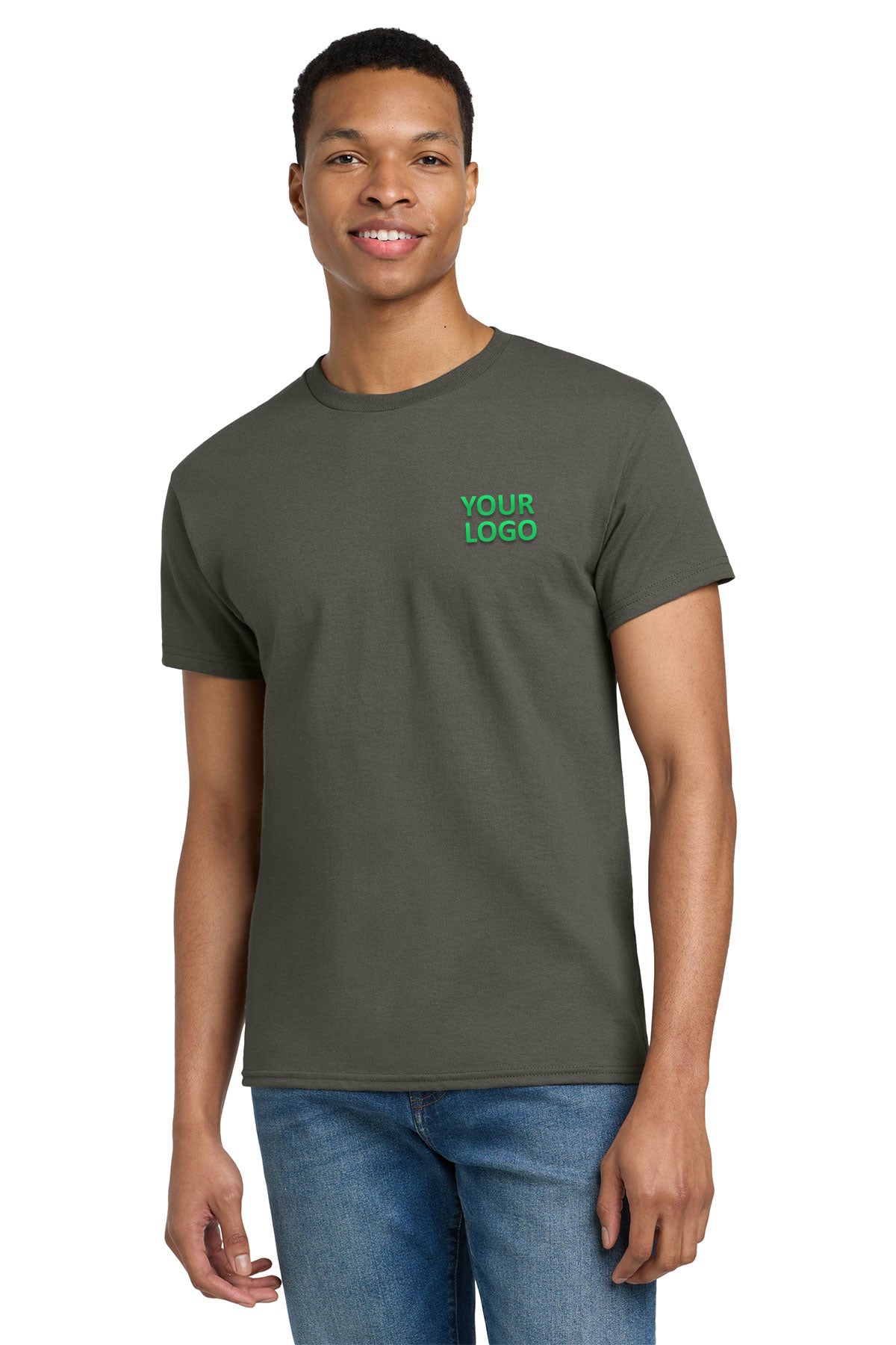 Gildan Ultra Cotton T Shirt Olive
