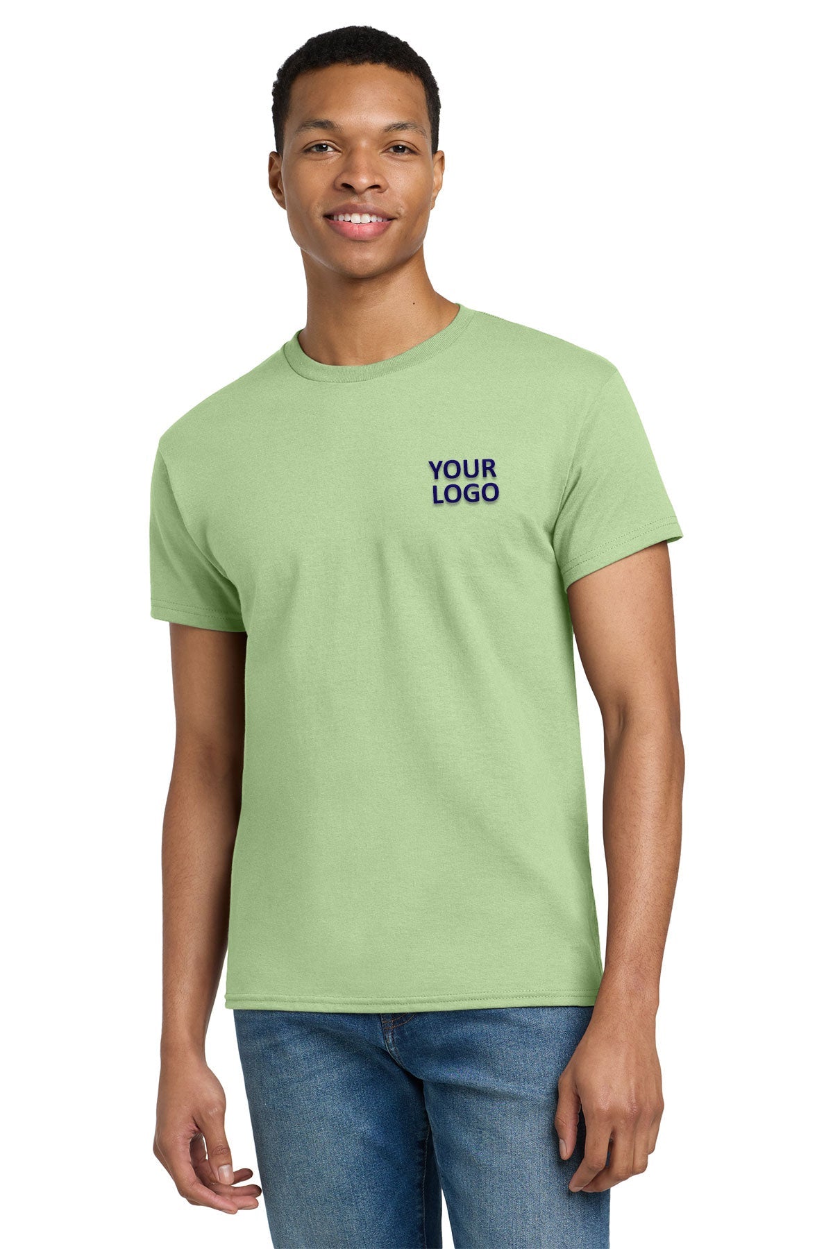 gildan ultra cotton t shirt 2000 pistachio