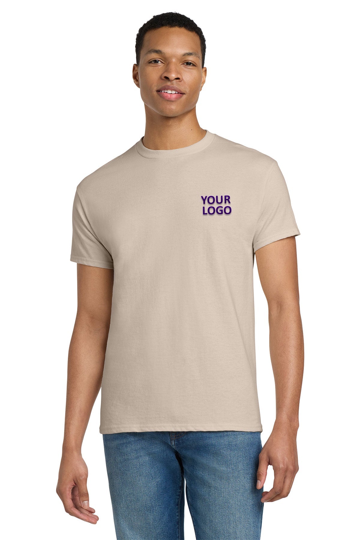 gildan ultra cotton t shirt 2000 sand