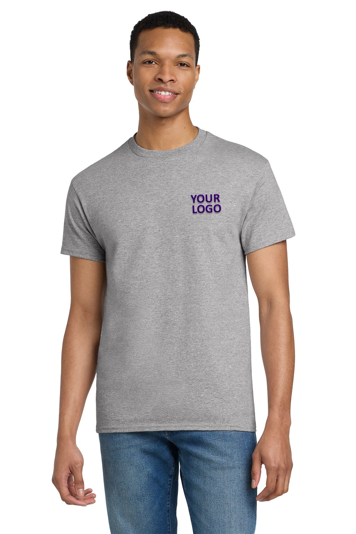 Gildan Ultra Cotton T Shirt Sport Grey