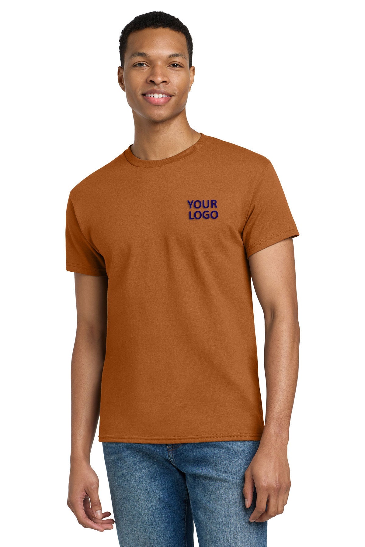 gildan ultra cotton t shirt 2000 texas orange