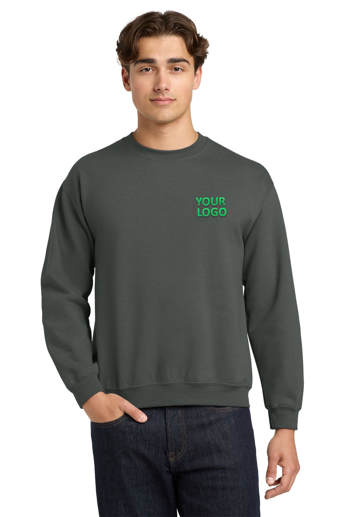 Gildan Heavy Blend Crewneck Sweatshirt Charcoal