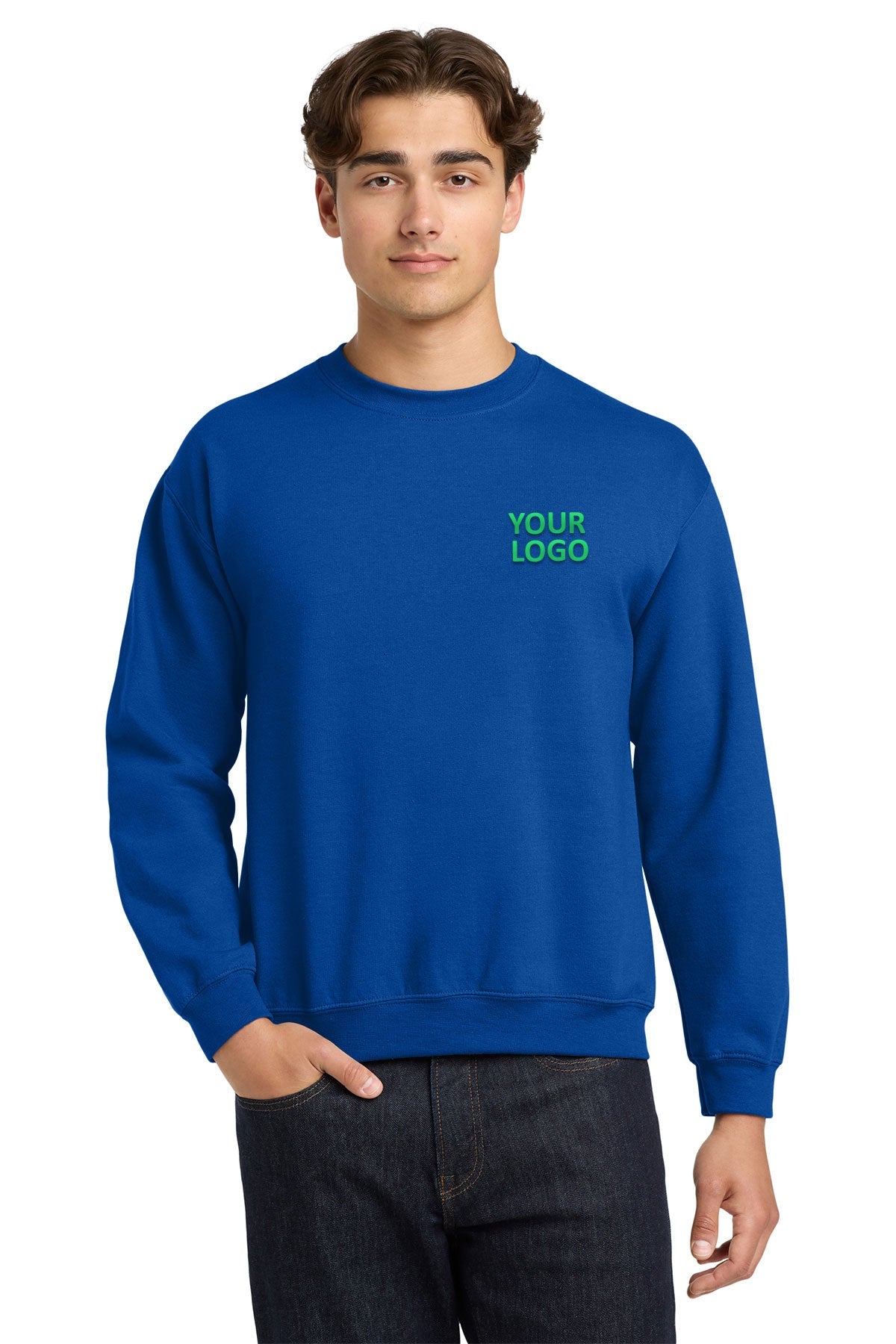 Gildan Heavy Blend Crewneck Sweatshirt Royal