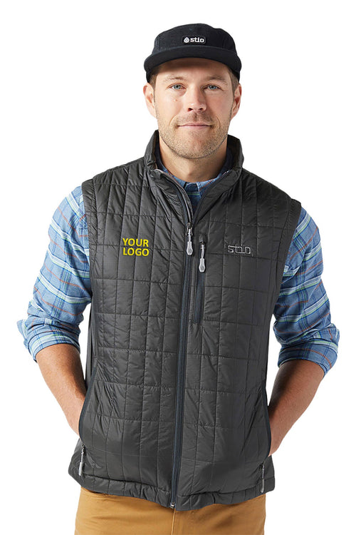 STIO Womens Azura Insulated Custom Vests, Boundary Black