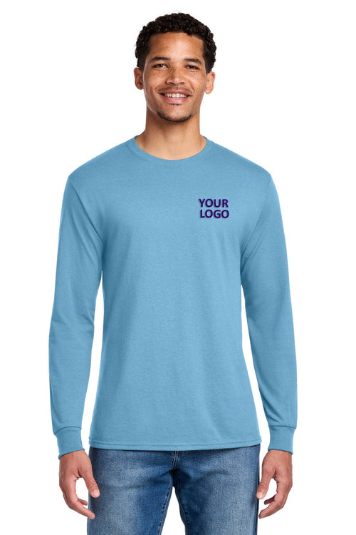Jerzees Dri-Power Active 50/50 Cotton/Poly T-Shirt 29M Light Blue