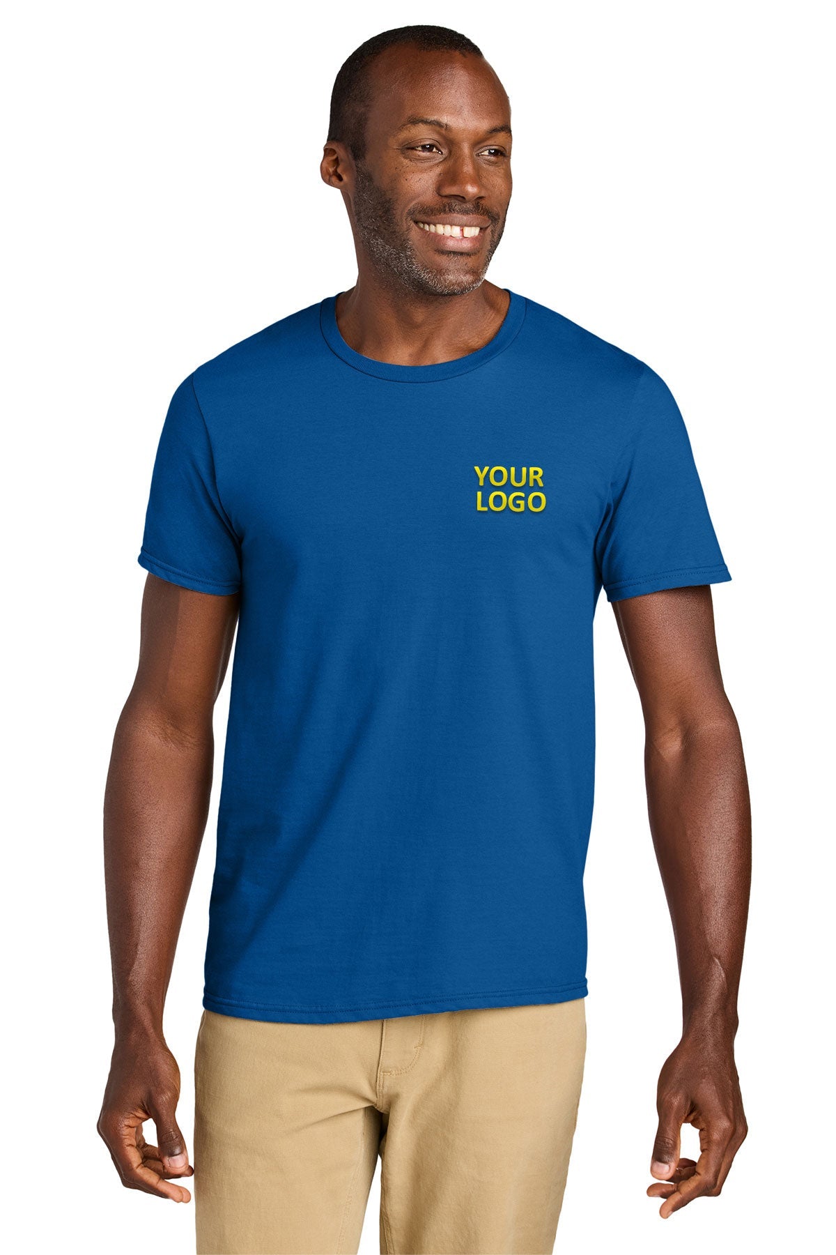 Jerzees Classics Unisex Cotton Custom T-Shirts, Royal