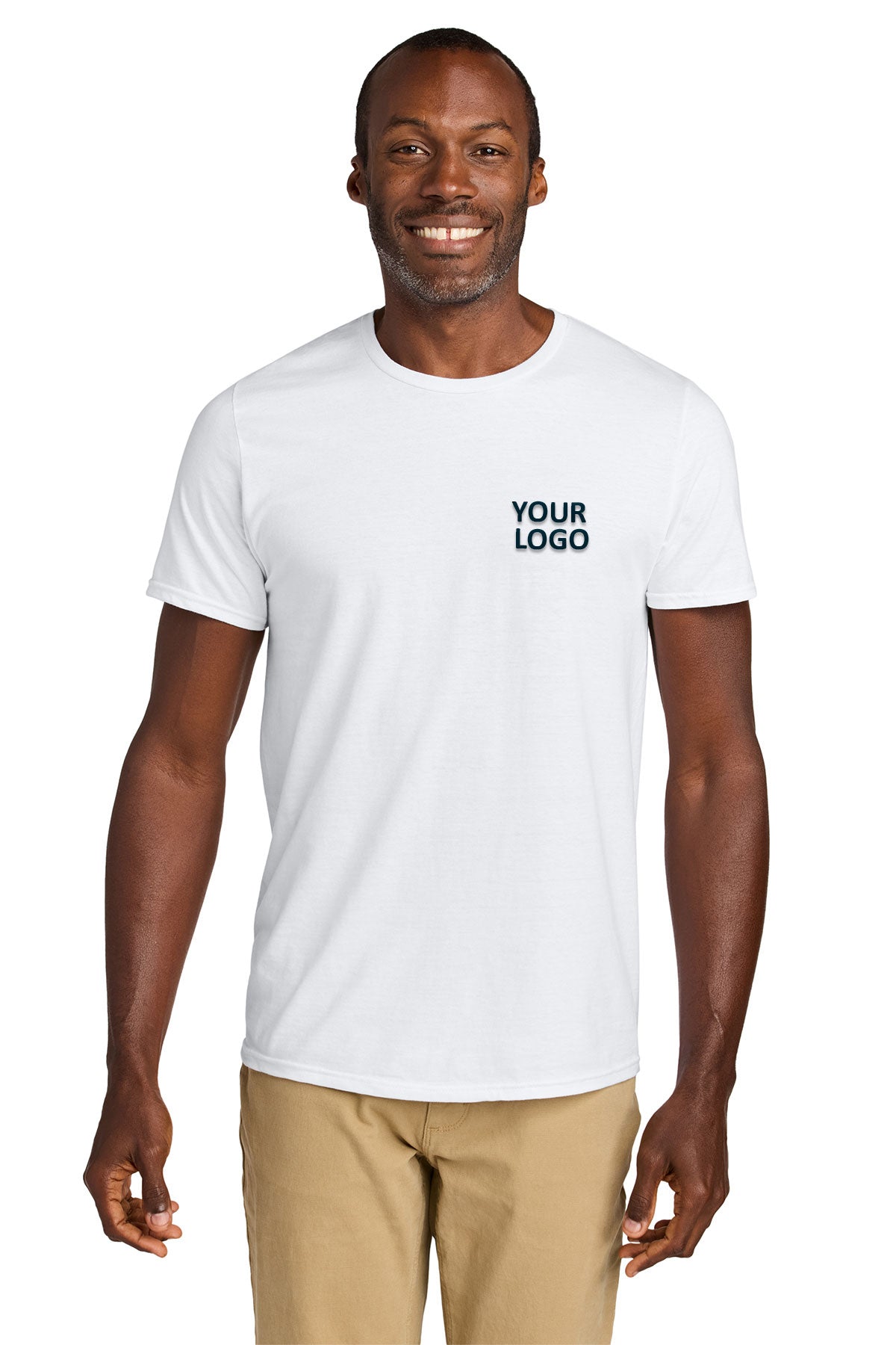 Jerzees Classics Unisex Cotton Custom T-Shirts, White