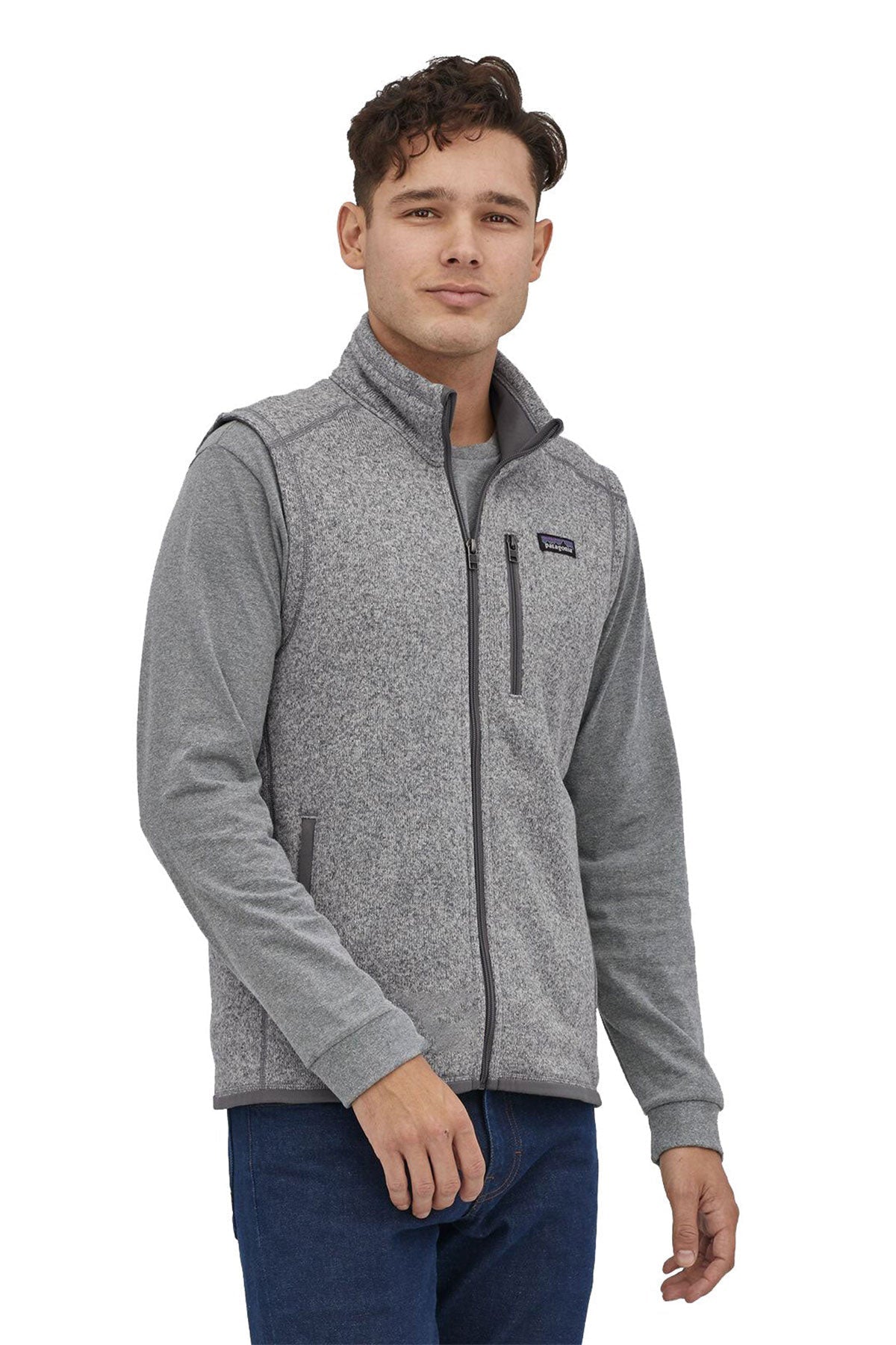 Patagonia Mens Better Sweater Fleece Customized Vests, Stonewash [Executive Construction]