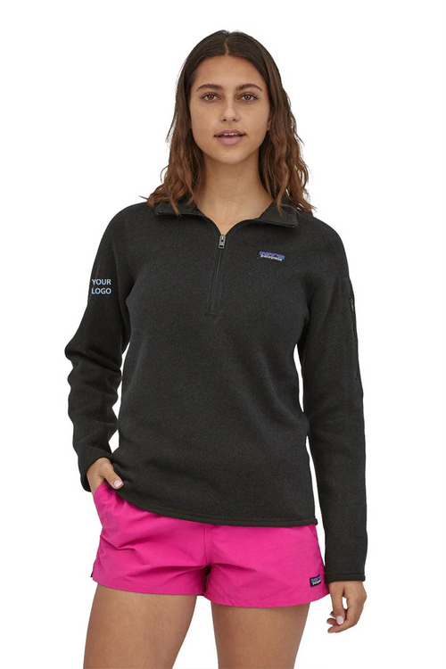 Patagonia Mens Better Sweater Quarter Zip, Black [Donor Recovery Services]