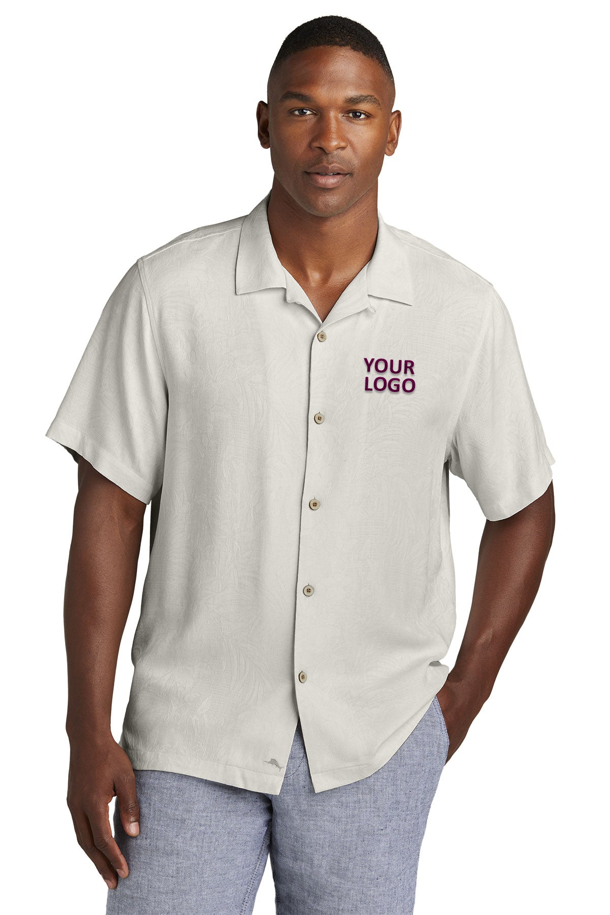 Tommy Bahama Continental ST325384TB company logo shirts