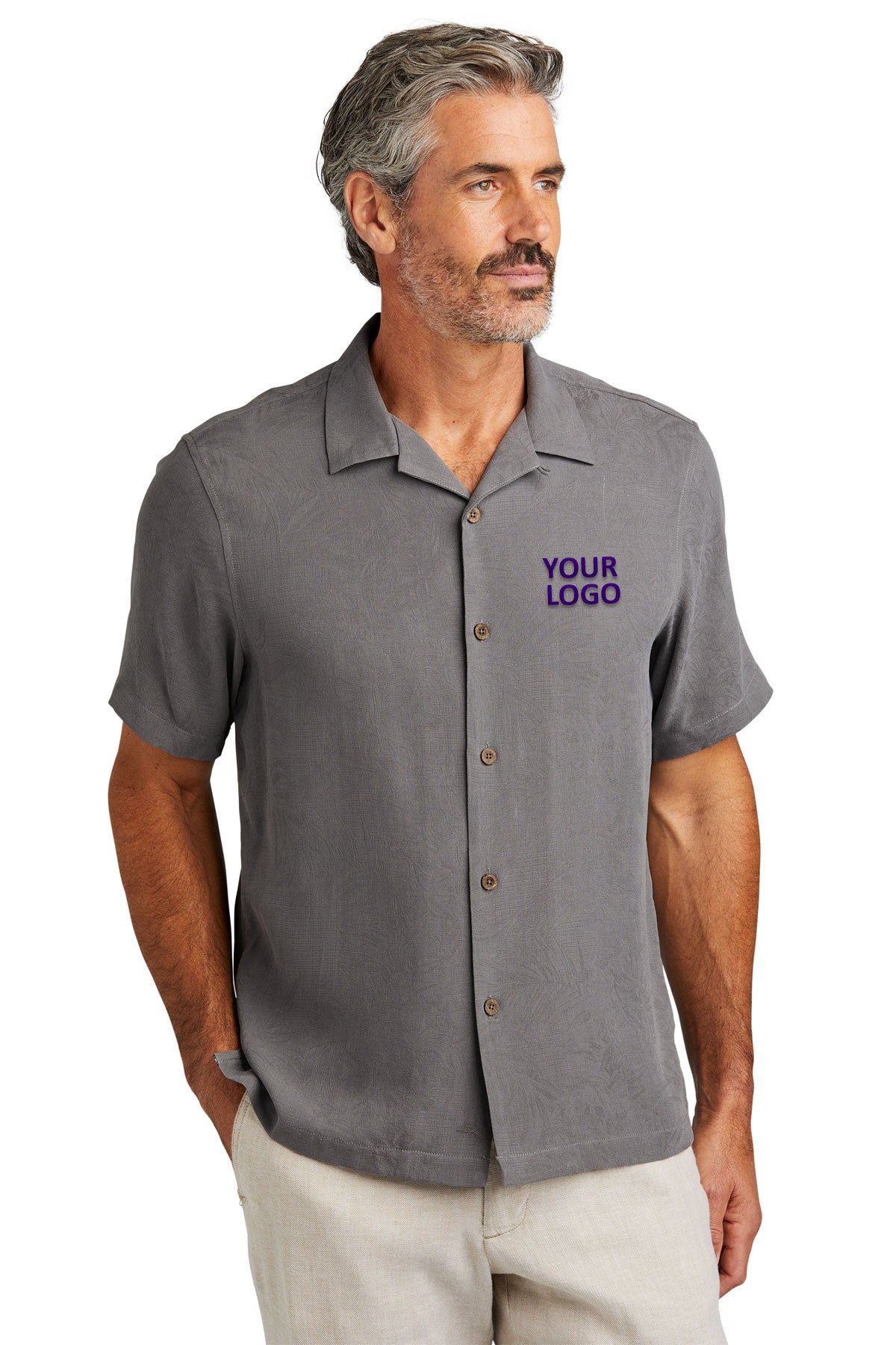 Tommy Bahama Shadow ST325384TB work shirts with logo