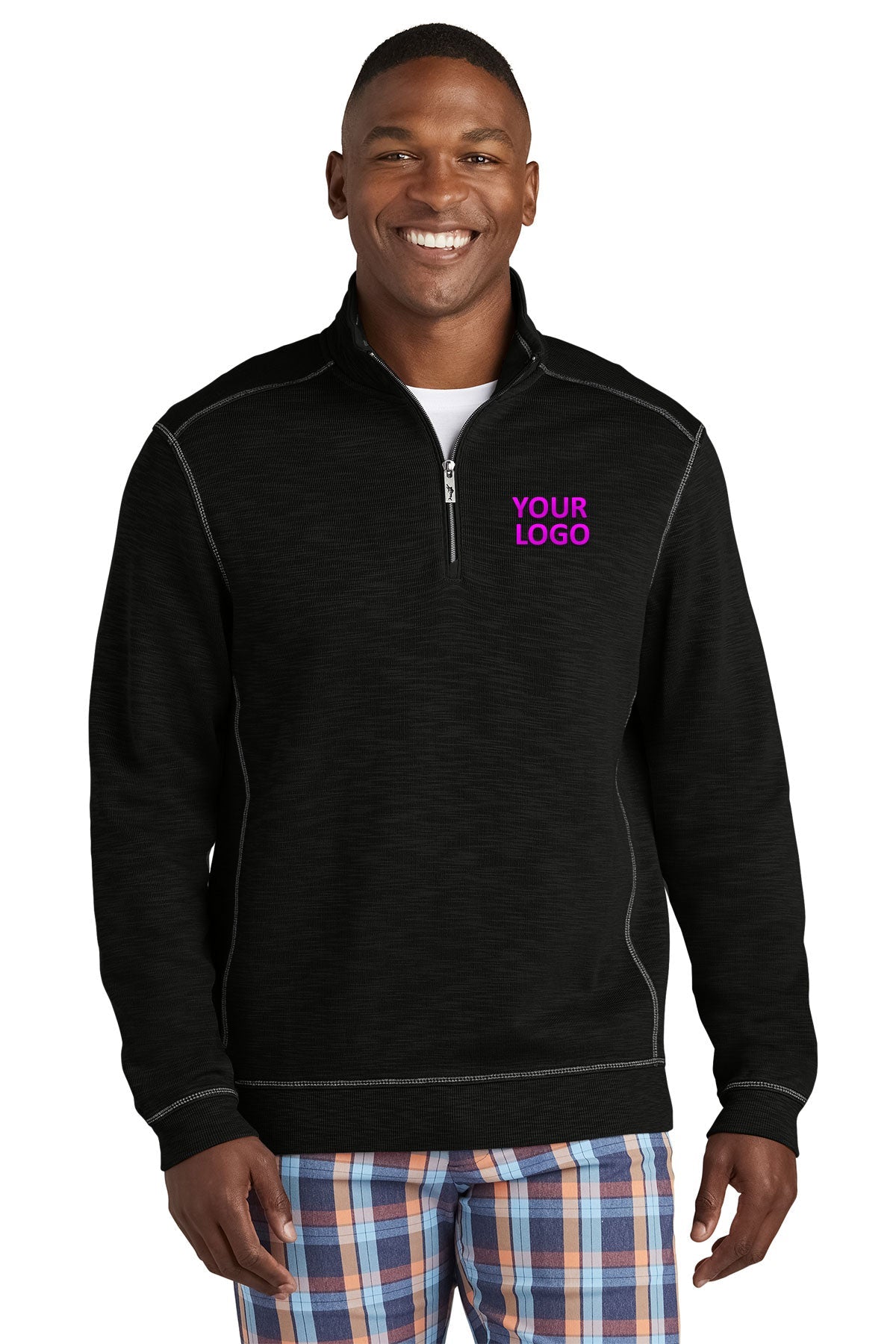Tommy Bahama Black ST226342TB custom sweatshirts with logo
