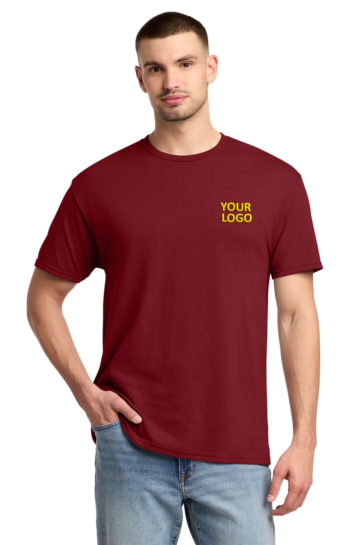 jerzees dri-power active 50/50 cotton/poly t-shirt 29m cardinal