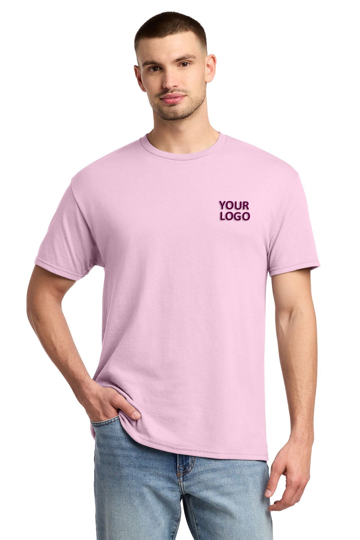 Jerzees Dri-Power Active 50/50 Cotton/Poly T-Shirt 29M Classic Pink