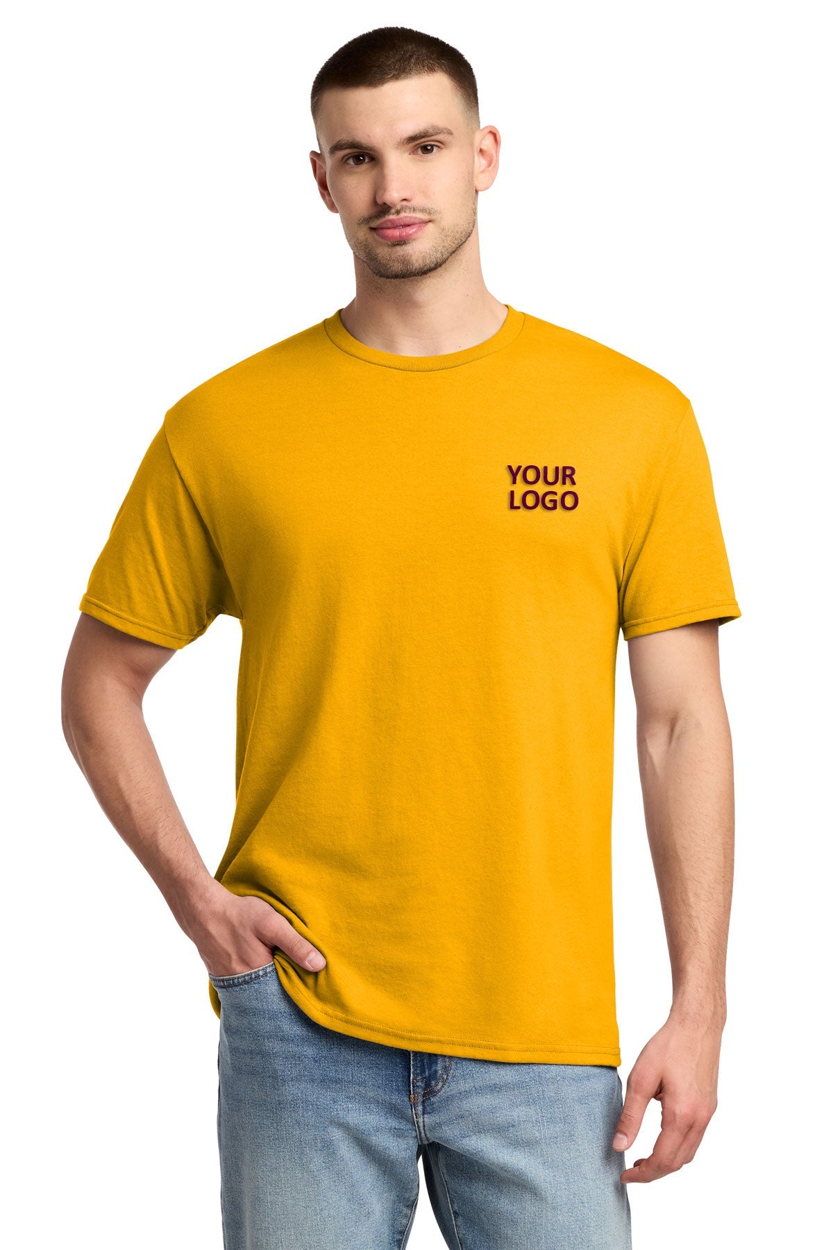 Jerzees Dri-Power Active 50/50 Cotton/Poly T-Shirt 29M Gold