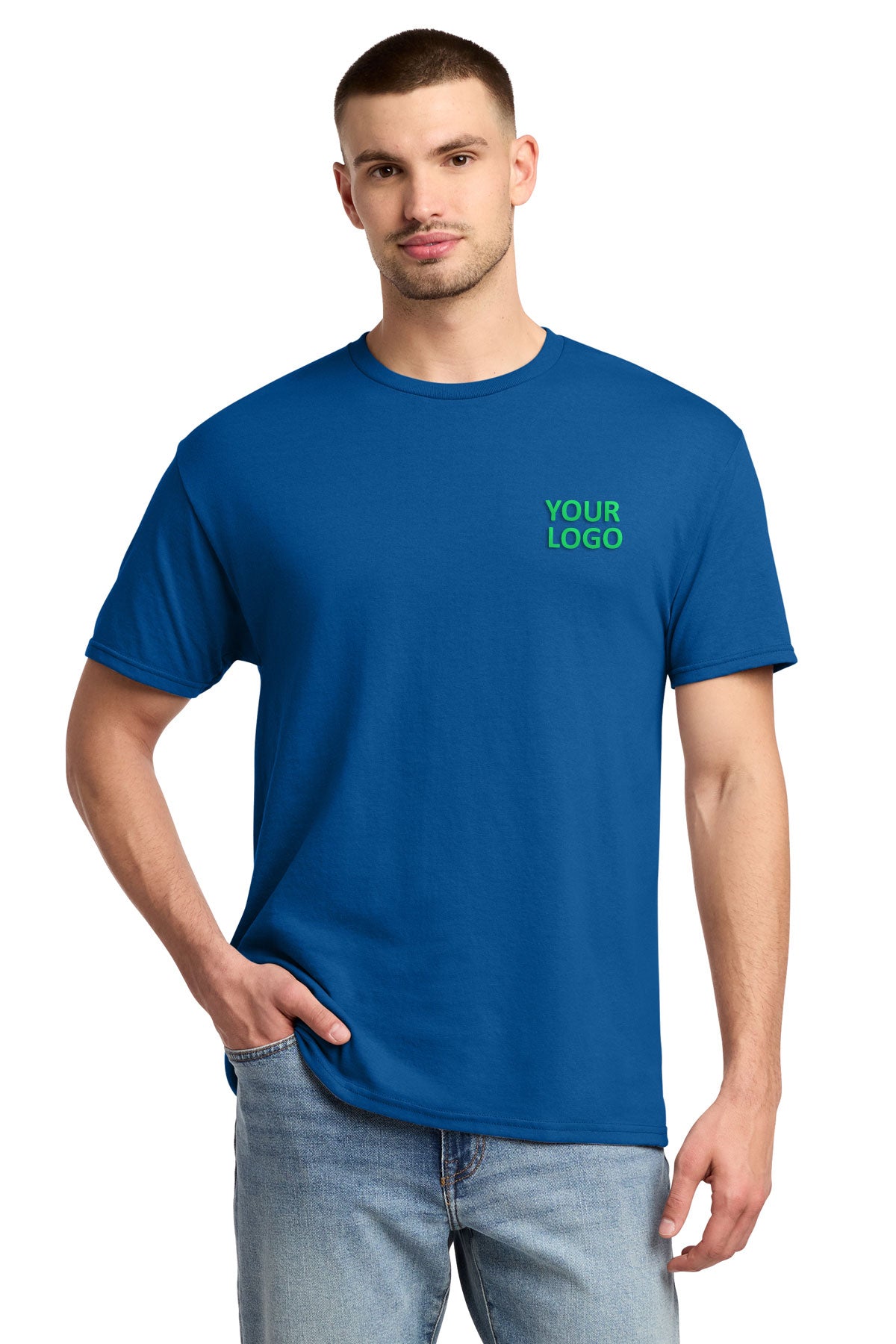 Jerzees Dri-Power Active 50/50 Cotton/Poly T-Shirt 29M Royal