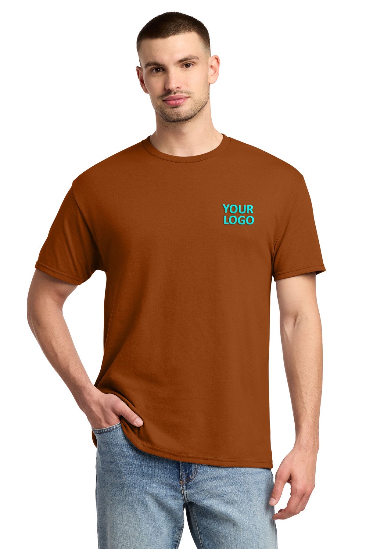 Jerzees Dri-Power Active 50/50 Cotton/Poly T-Shirt 29M Texas Orange