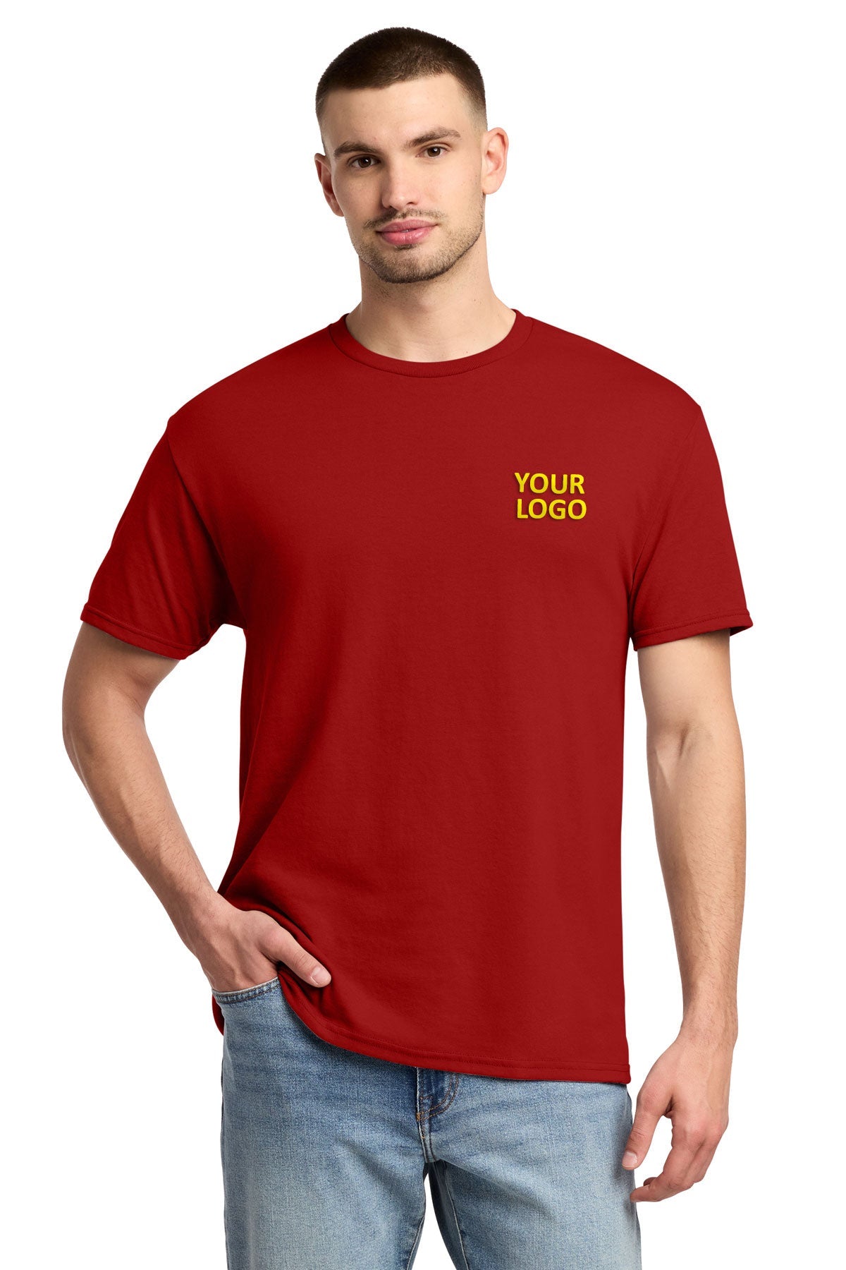 Jerzees Dri-Power Active 50/50 Cotton/Poly T-Shirt 29M True Red