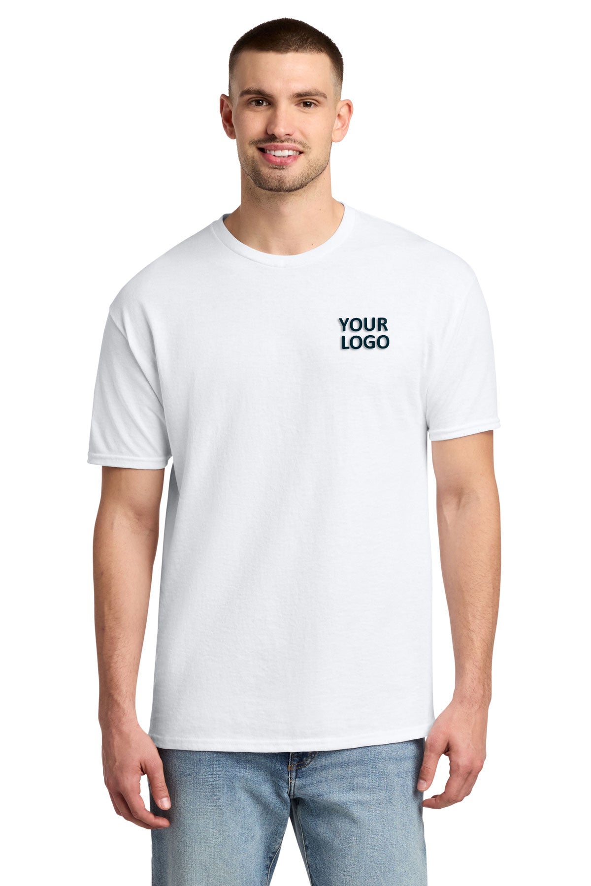 Jerzees Dri-Power Active 50/50 Cotton/Poly T-Shirt 29M White