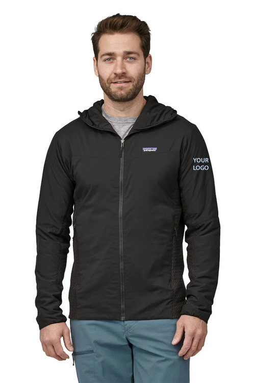 Patagonia Womens Nano-Air Light Hybrid Custom Hoodies, Black