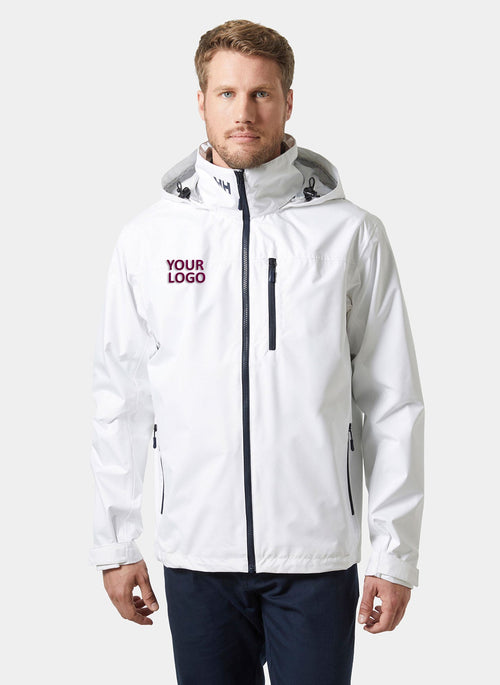 Helly Hansen Women's Hooded Custom Crew Jackets, White