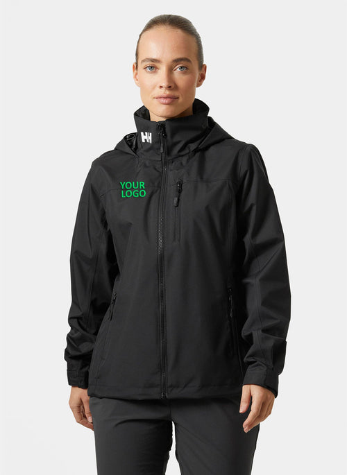 Helly Hansen Crew Hooded Custom Jackets, Black